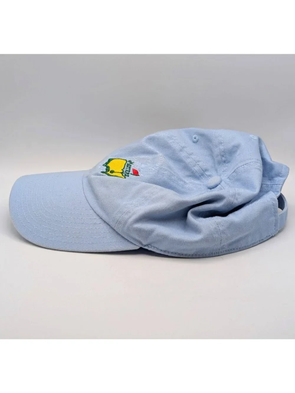 American Needle Masters Golf Hat Light Blue Adjustable Strap Back Unisex Cap